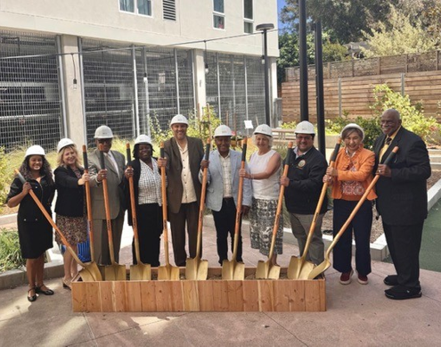 Groundbreaking People With Shovels